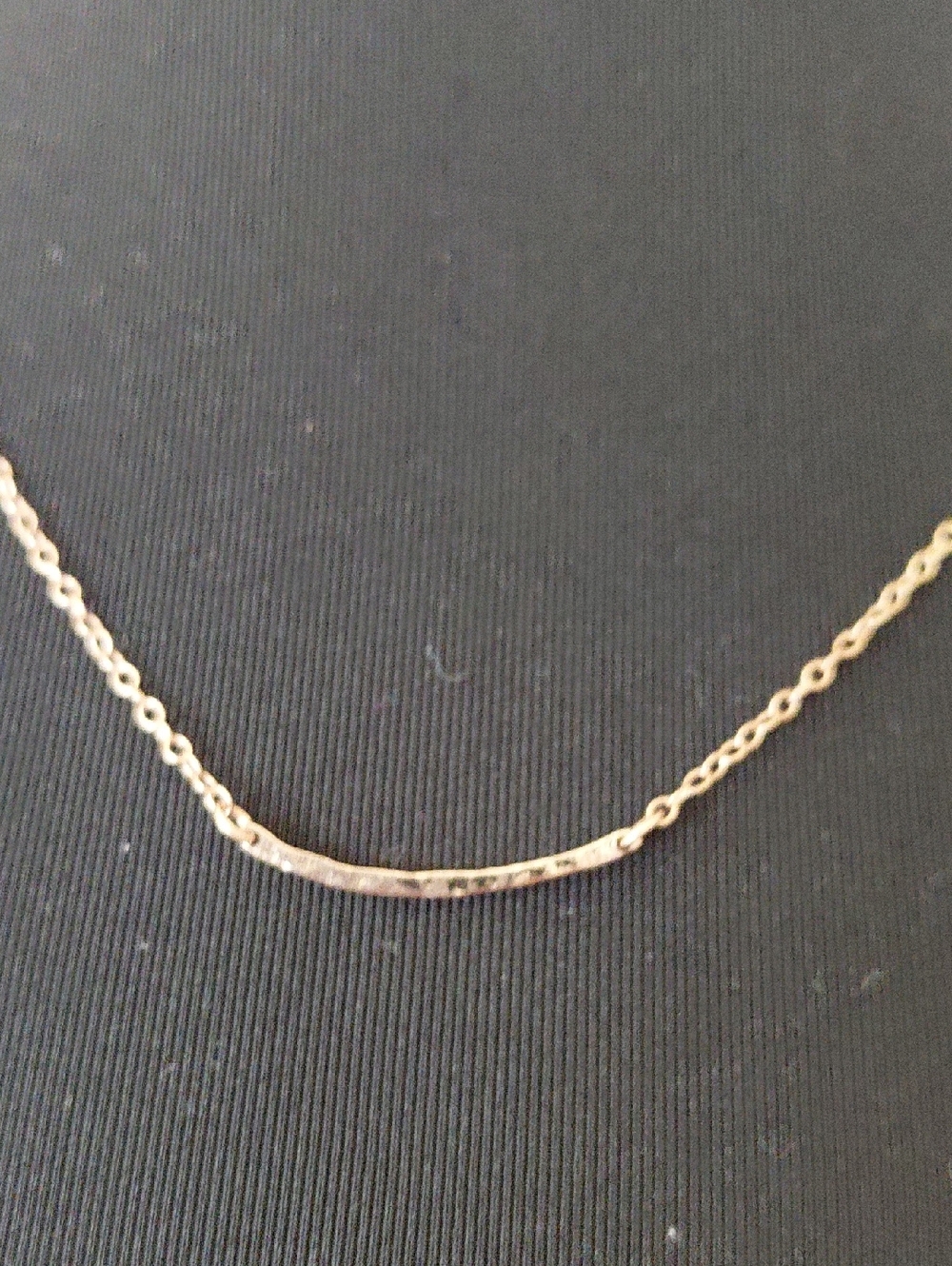 Rose Gold Herringbone Chain Necklace - Women's Elegant Layering Piece - Picture 2 of 3